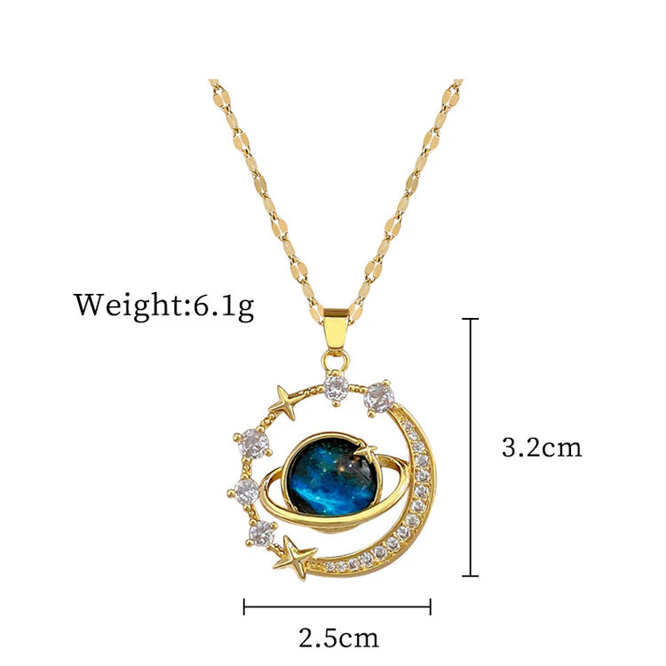 Collar Planeta Saturno