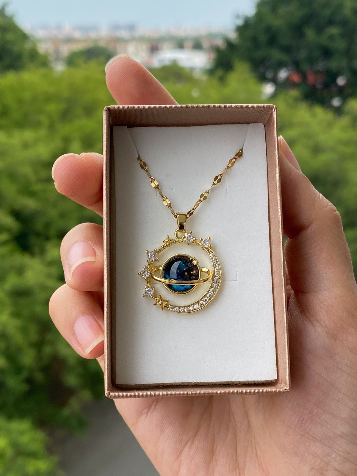 Collar Planeta Saturno