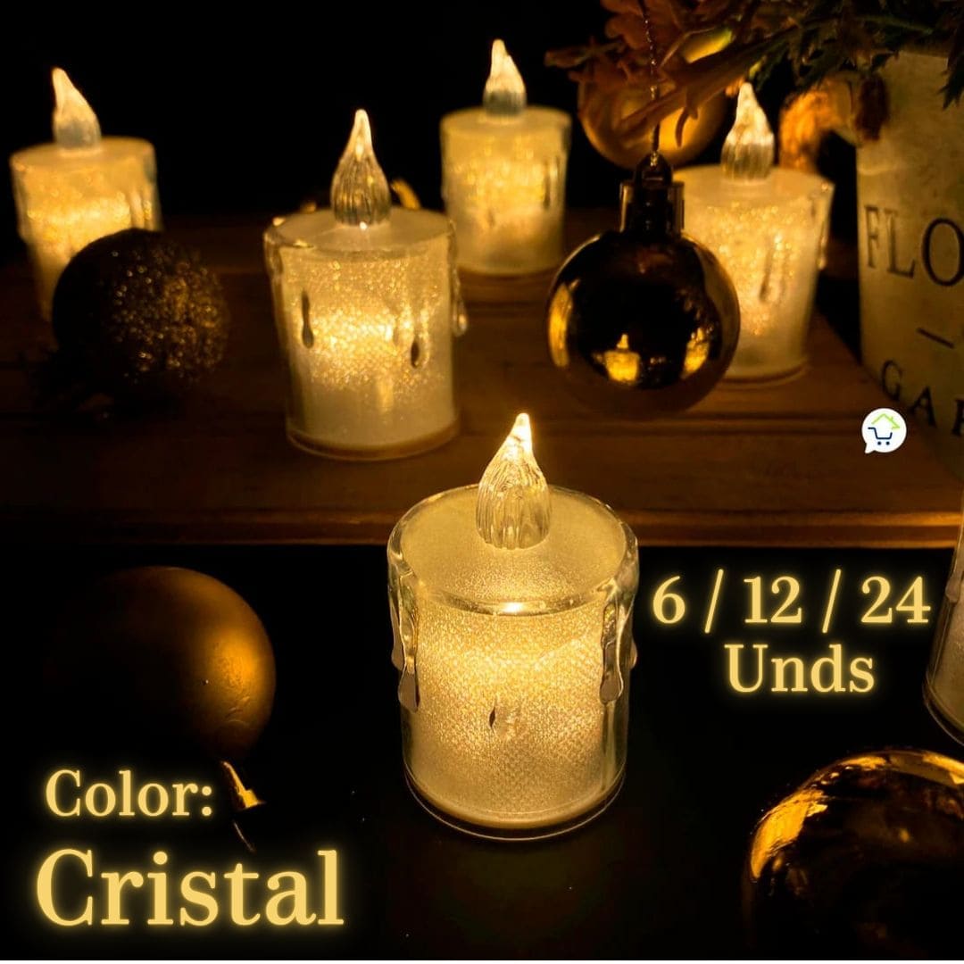 Set de Velas LED para Navidad